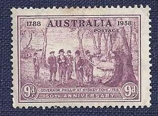 Australia.1937. 150th Anniversary of the Foundation of New South Wales  9d