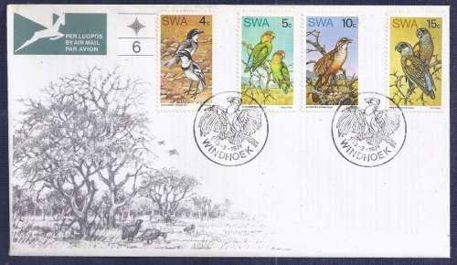 SWA. 1974.Native Birds  FDC No 6