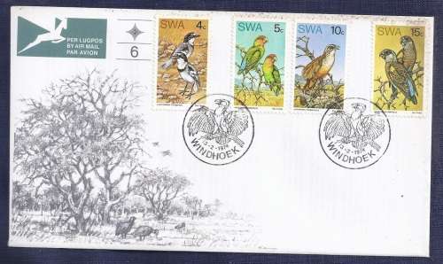 SWA. 1974.Native Birds  FDC No 6