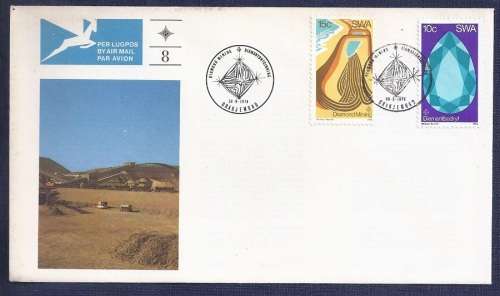 SWA. 1974.Diamond Mining  FDC No 8