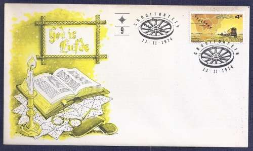 SWA. 1974.The 100th Anniversary of Thirstland Trek  FDC No 9