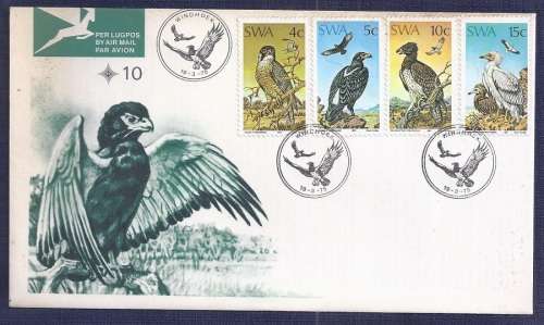SWA. 1975. Protected Birds of Prey  FDC No 10