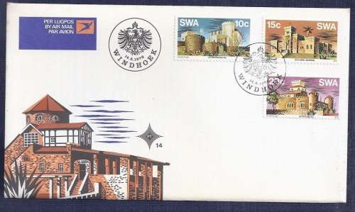 SWA. 1976.Castles in Southwest Africa     FDC No 14