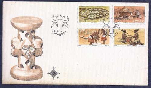 SWA. 1977.Life and Tradition of Wambos  FDC No 19