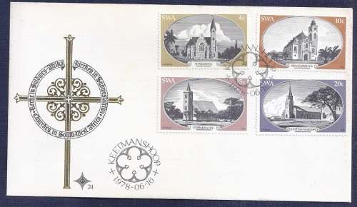 SWA. 1978.Historic Churches  FDC No 24