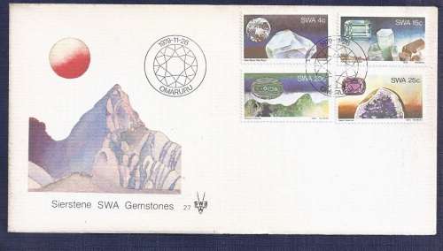 SWA. 1979.Gemstones from Southwest Africa  FDC No 27