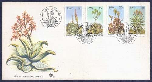SWA. 1981. Aloes    FDC No 33
