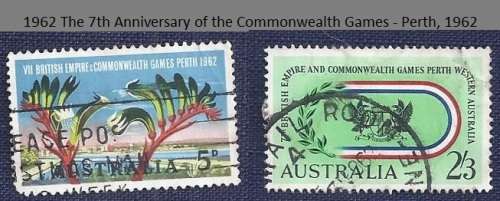 Australia.1962.7th Anniversary of the Commonwealth Games - Perth, set of 2