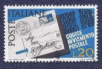 Italy.1967.Introduction of Postal Codes  L20