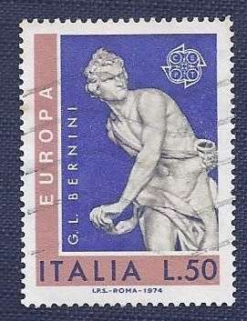 Italy.1974.EUROPA Stamps - Sculptures ,50 Lira  David, G.L. Bernini
