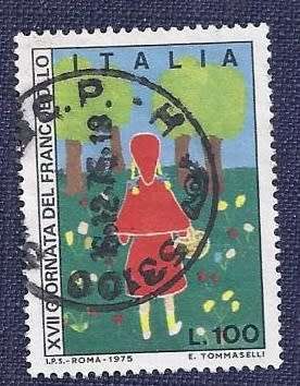 Italy.1975.Stamp Day  100 Lira  `The Magic Orchard`