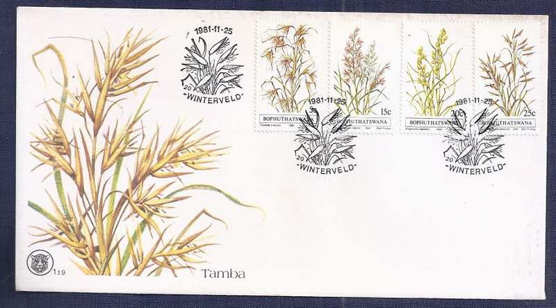 Bophuthatswana,1981.Indigenous Grasses