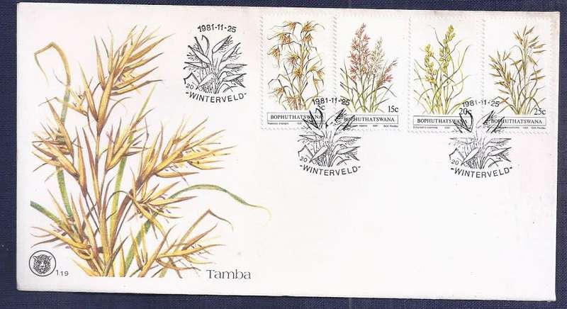 Bophuthatswana,1981.Indigenous Grasses
