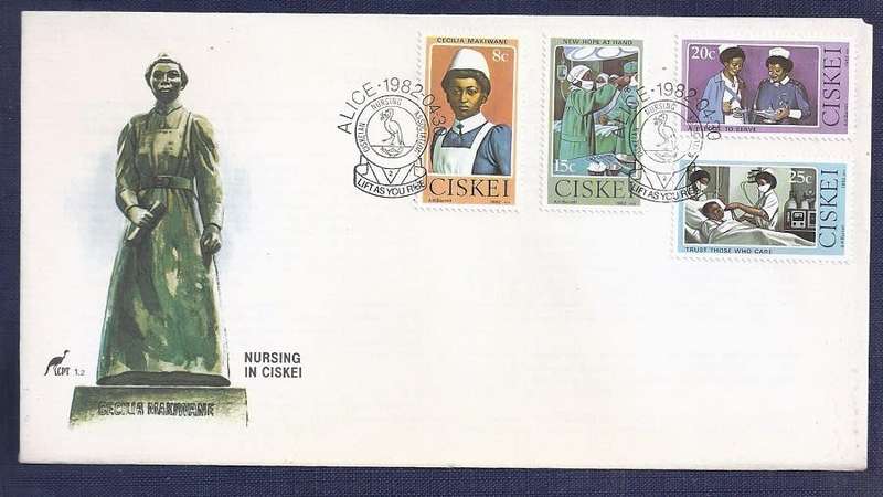 Ciskei .1982.Nursing - Cecilia Makiwane, 1880-1960