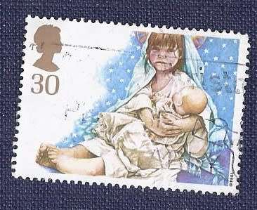 Britain.1994.Christmas - Mary with Doll 30P