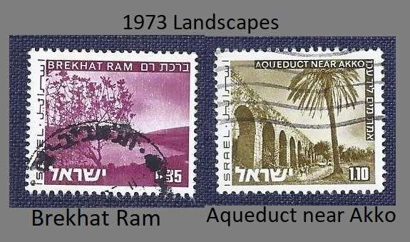 Israel .1973. Landscapes  set of 2  20. December