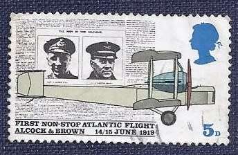 Britain.1969.50th Anniversary of the 1st Non-stop Atlantic Flight 5p