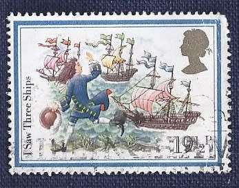 Britain.1982.Christmas -  I Saw Three Ships  19½P