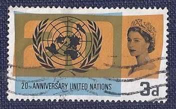 Britain.1965.20th Anniversary of the UN and International Cooperation Year  3d