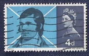 Britain.1966.Robert Burns, Scottish Poet  4d