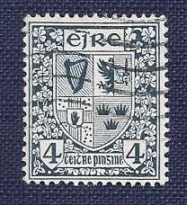 Ireland.1923.Daily Stamp  4p  Coats of Arms