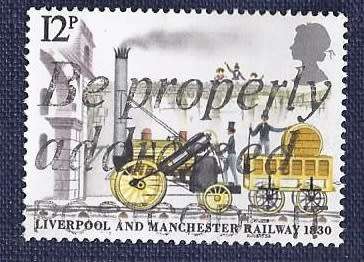 Britain.1980.150th Anniversary of the Liverpool-Manchester Railroad 12p `Rocket`