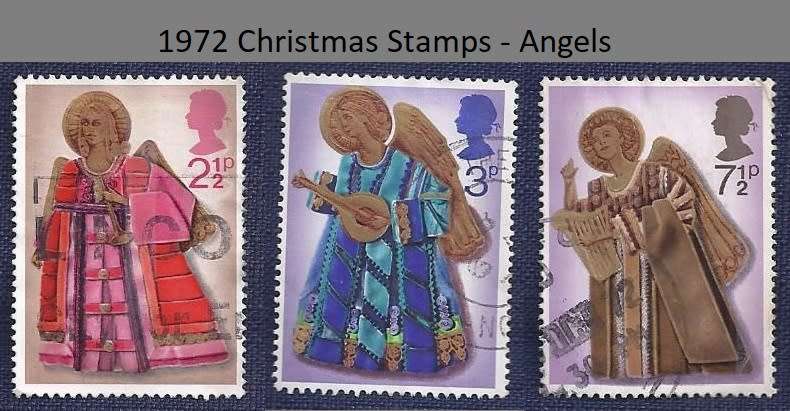 Britain.1972.Christmas -   Angels    full set