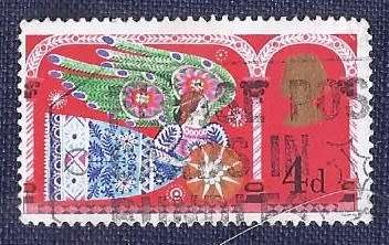 Britain.1969.Christmas -  4p Herald Angel