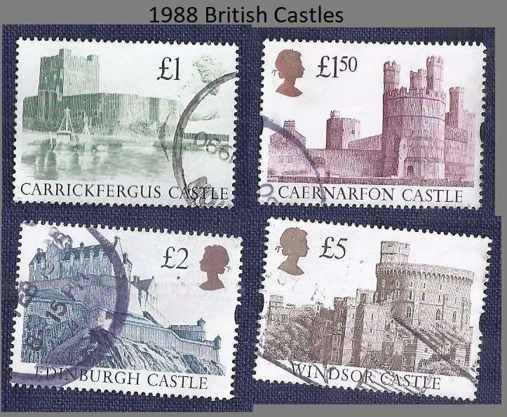 Britain. 1988. British Castles - set of 4