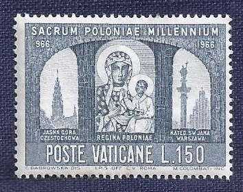 Vatican City.1966.The 1000th Anniversary of Christianity set of 6