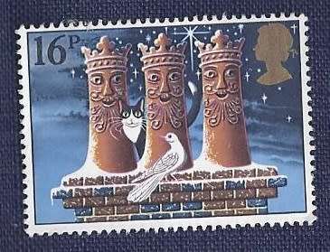Britain.1983.Christmas -   16P   `The Three Kings` (chimney-pots)