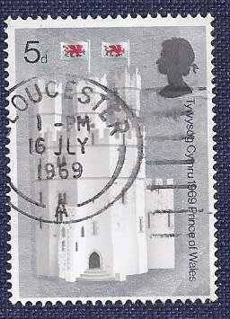 Britain.1969.Castles  5d  King`s Gate, Caernarvon Castle