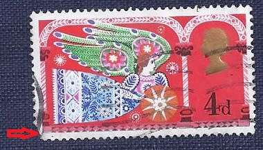 Britain.1969.Christmas -  4p Herald Angel  (REDUCED)