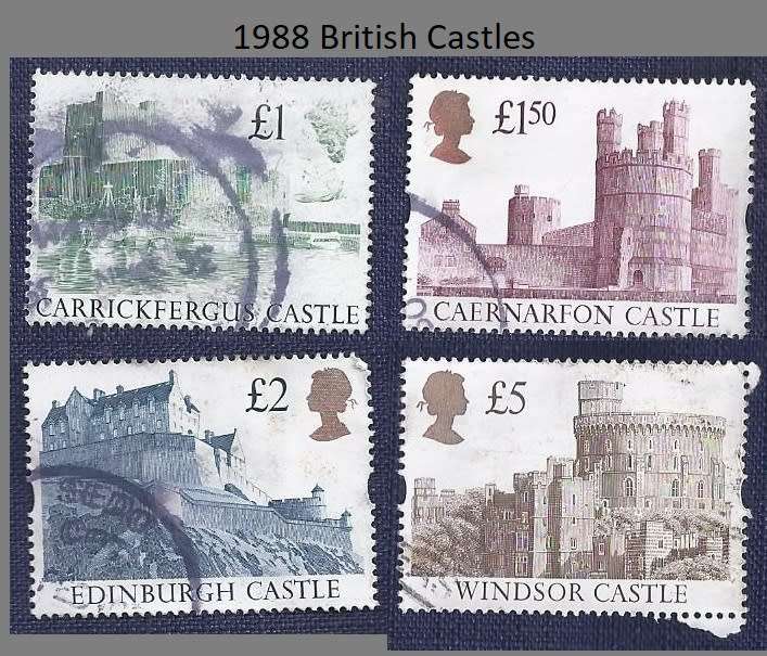Britain.1988.British Castles - set of 4