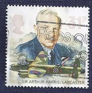 Britain.1986.50th Anniversary of the Royal Air Force  31p   Sir Arthur Harris / Lancaster