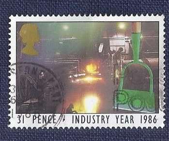Britain.1986.Industry Year  31p   Garden Hoe Steelworks (Steel)