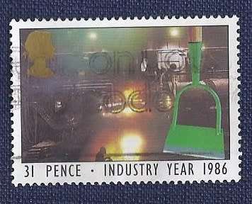 Britain.1986.Industry Year  31p   Garden Hoe Steelworks (Steel)