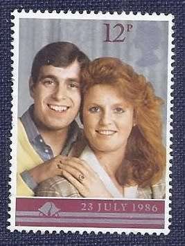 Britain.1986.Wedding of Prince Andrew and Sarah Ferguson  12p