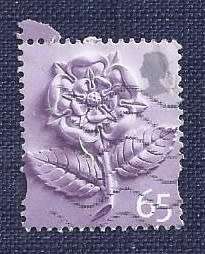 Britain.2001Country Definitives  65  Tudor Rose