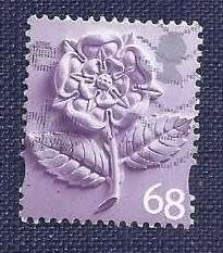Britain.2001Country Definitives  65  Tudor Rose