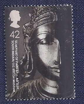 Britain.2003.250th Ann. of The British Museum in London  42p  Sculpture of Parvati, South Indian,
