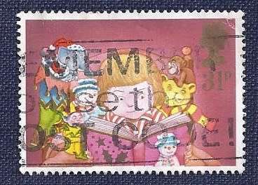 Britain.1987.Christmas   31p   Child Reading