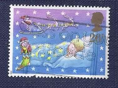 Britain.1987.Christmas   34p   Child playing Recorder