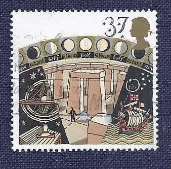 Britain.1990.Astronomy - 37    Stonehenge, Gyroscope and Navigation by Stars
