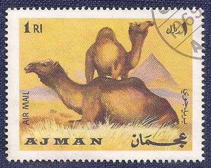 UAE/Ajman.1969 ..Airmail - Animals  full set of 6