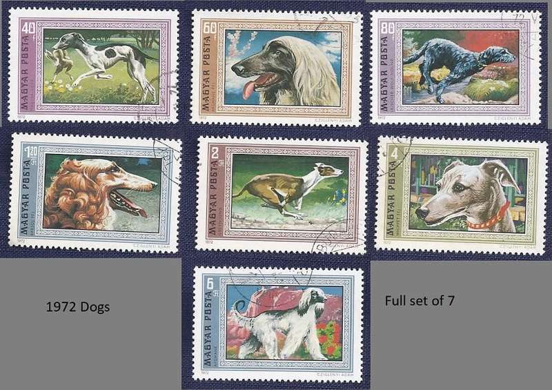Hungary.1972.Dogs   Full set of 7