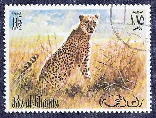 UAE/Ras al Khaima .1972 .African Animals     full set of 6