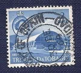 Trinidad And Tobago. 1960 .Queen Elizabeth II,  2c   Queens Hall, St. Ann`s, Port of Spain