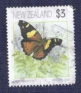 New Zealand.1991 .Butterflies  $3   Yellow Admiral