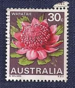 Australia.1968 .Flowers  30c    Waratah, New South Wales